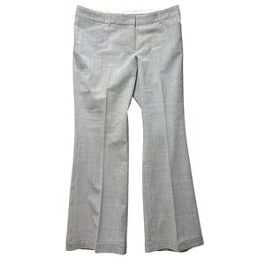 Express Editor Design Studio Gray Pinstripe Flare Career Pants Womens 10R